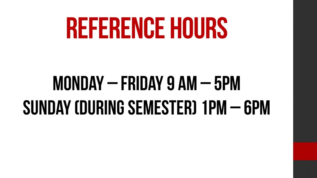 reference hours