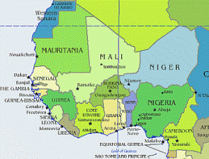 Map of West Africa