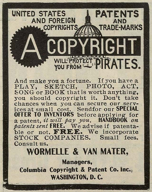 A Copyright Will Protect You From Pirates - A Copyright Will Protect You From Pirates - by Ioan Sameli - http://bit.ly/lJrePv. Licensed under a Creative Commons by-sa 2.0 license
