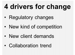 Drivers for change