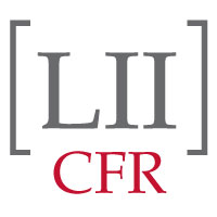 LII CFR Logo